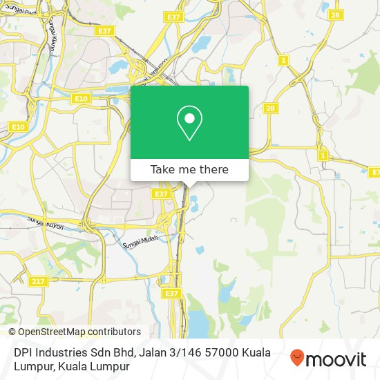 DPI Industries Sdn Bhd, Jalan 3 / 146 57000 Kuala Lumpur map