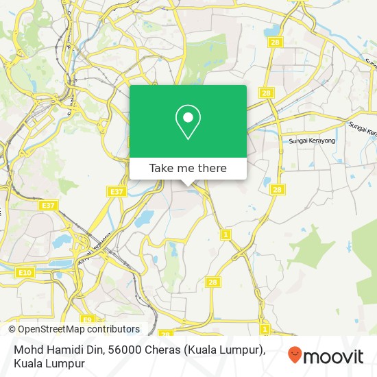 Peta Mohd Hamidi Din, 56000 Cheras (Kuala Lumpur)