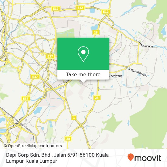 Peta Depi Corp Sdn. Bhd., Jalan 5 / 91 56100 Kuala Lumpur