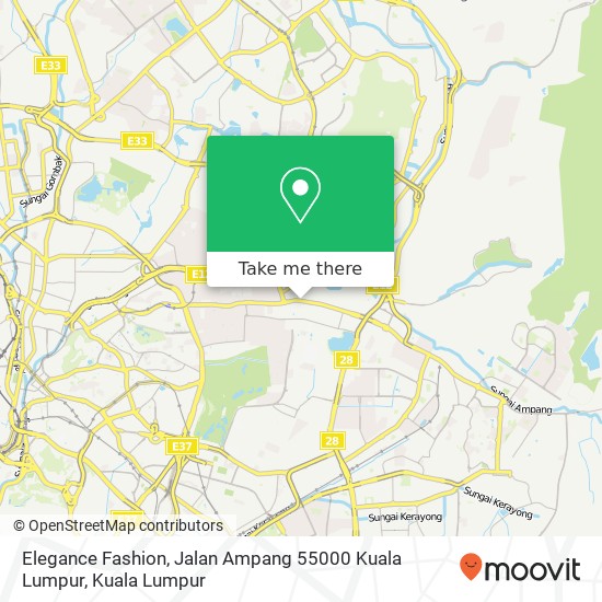 Elegance Fashion, Jalan Ampang 55000 Kuala Lumpur map