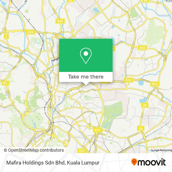 Mafira Holdings Sdn Bhd map