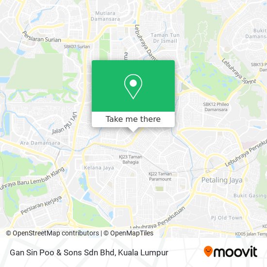 Gan Sin Poo & Sons Sdn Bhd map