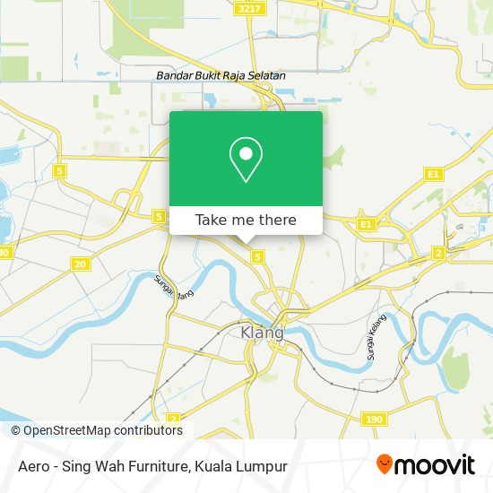 Aero - Sing Wah Furniture map