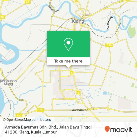 Armada Bayumas Sdn. Bhd., Jalan Bayu Tinggi 1 41200 Klang map