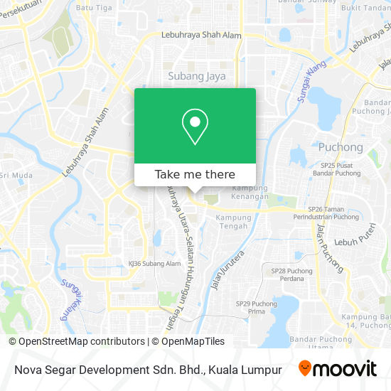Nova Segar Development Sdn. Bhd. map