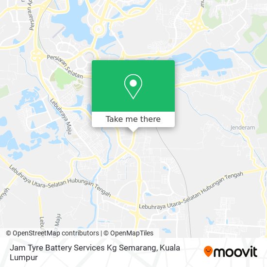 Peta Jam Tyre Battery Services Kg Semarang
