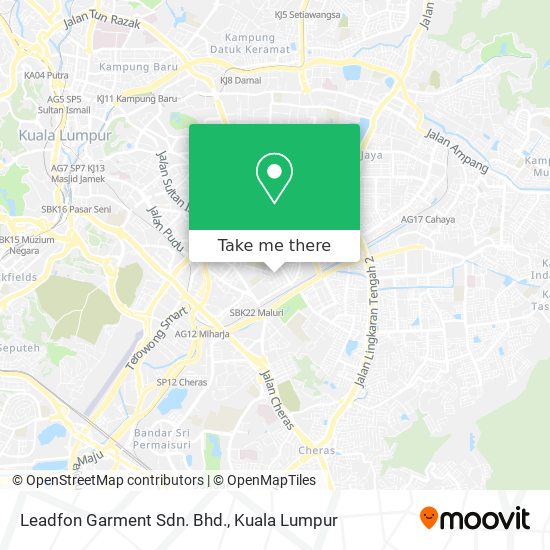 Leadfon Garment Sdn. Bhd. map