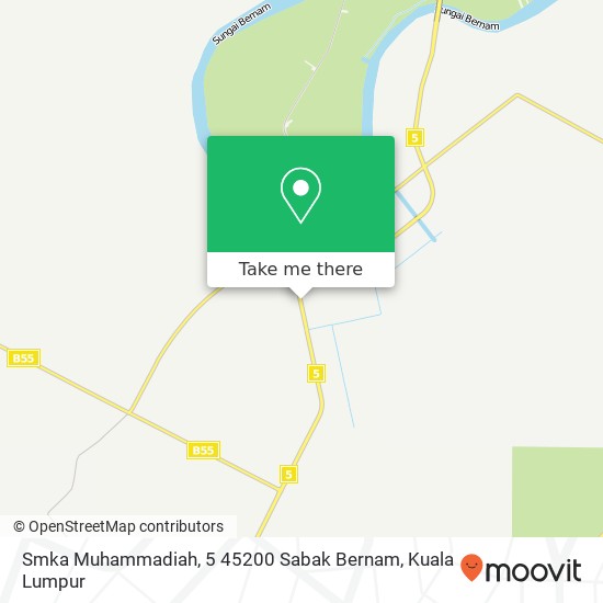Smka Muhammadiah, 5 45200 Sabak Bernam map