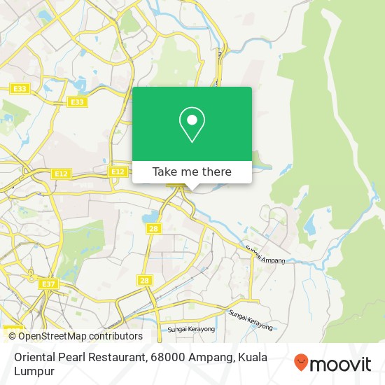 Oriental Pearl Restaurant, 68000 Ampang map