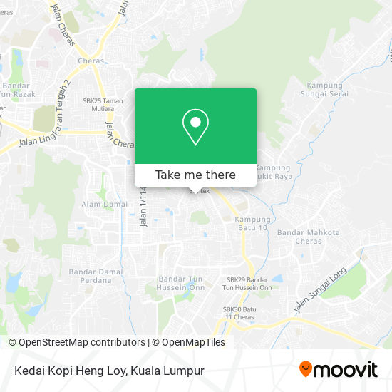 Kedai Kopi Heng Loy map