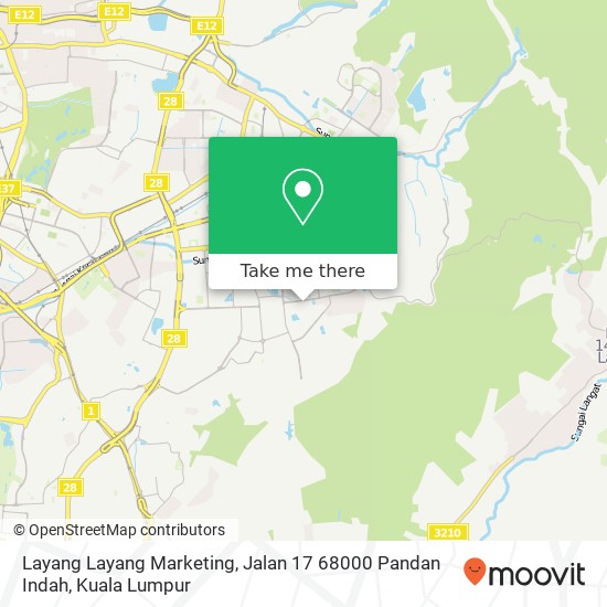 Layang Layang Marketing, Jalan 17 68000 Pandan Indah map