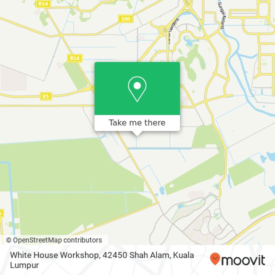 White House Workshop, 42450 Shah Alam map