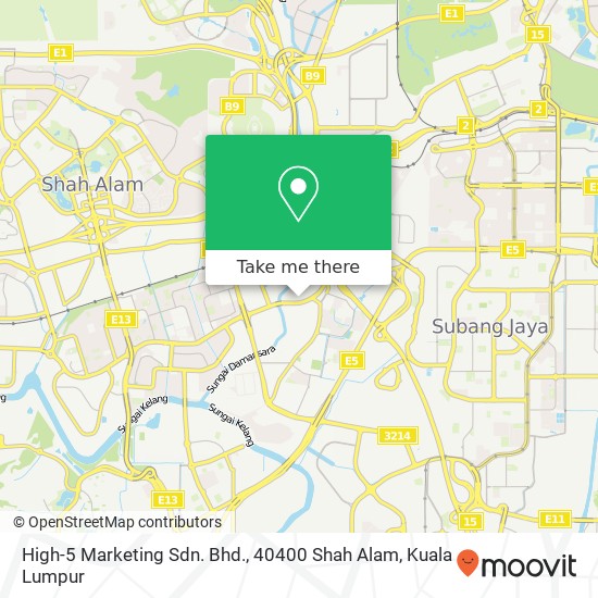High-5 Marketing Sdn. Bhd., 40400 Shah Alam map