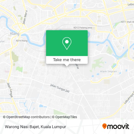 Warong Nasi Bajet map