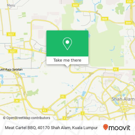 Meat Cartel BBQ, 40170 Shah Alam map