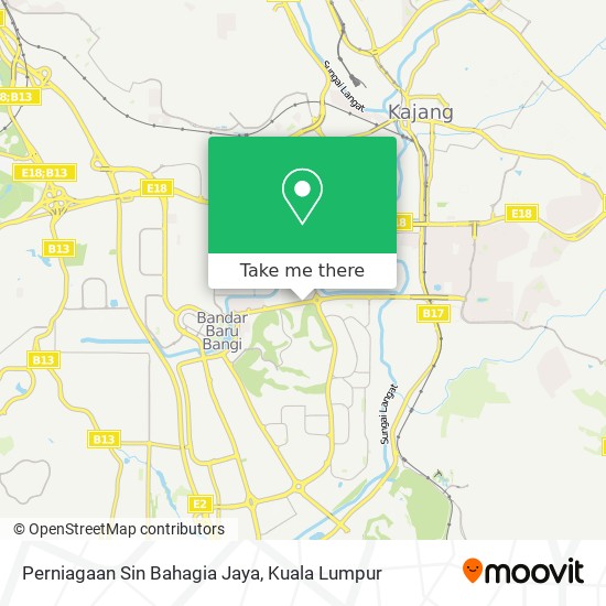 Perniagaan Sin Bahagia Jaya map