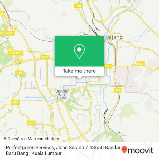 Perfectgreen Services, Jalan Surada 7 43650 Bandar Baru Bangi map