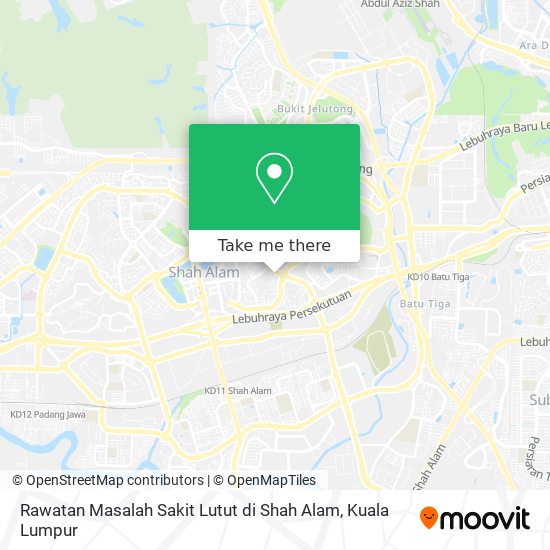 Rawatan Masalah Sakit Lutut di Shah Alam map