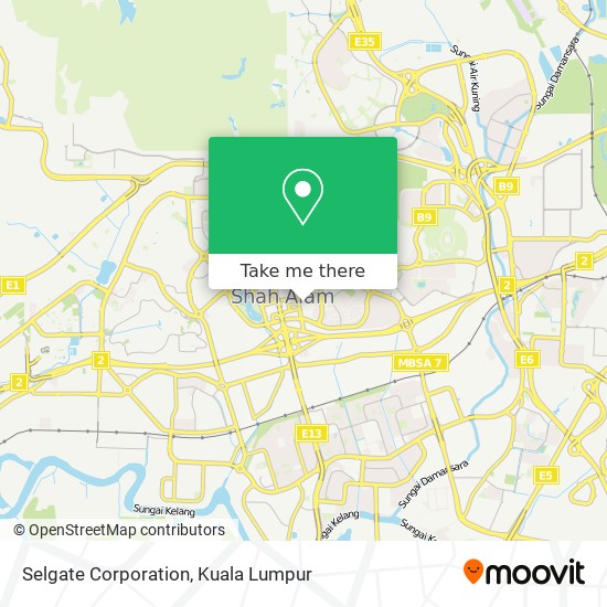 Selgate Corporation map