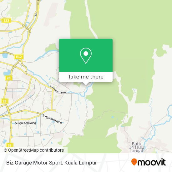 Biz Garage Motor Sport map