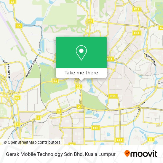 Gerak Mobile Technology Sdn Bhd map
