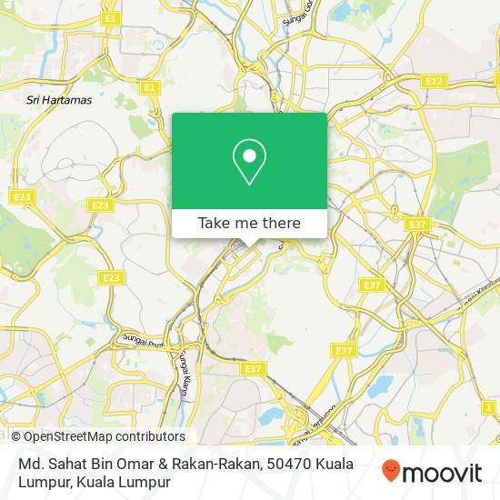 Md. Sahat Bin Omar & Rakan-Rakan, 50470 Kuala Lumpur map