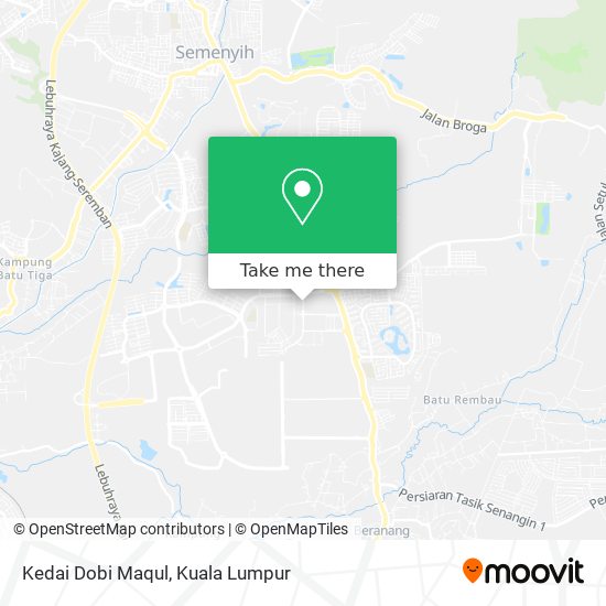 Kedai Dobi Maqul map