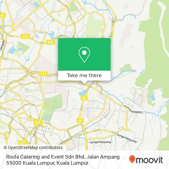 Risda Catering and Event Sdn Bhd, Jalan Ampang 55000 Kuala Lumpur map