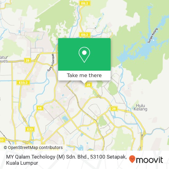 MY Qalam Techology (M) Sdn. Bhd., 53100 Setapak map