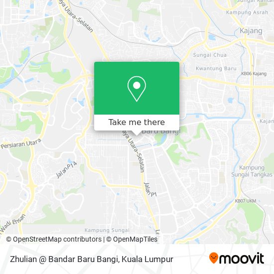 Zhulian @ Bandar Baru Bangi map
