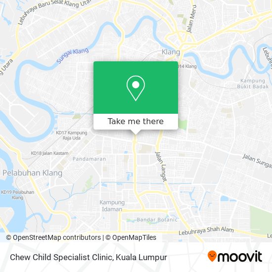 Chew Child Specialist Clinic map