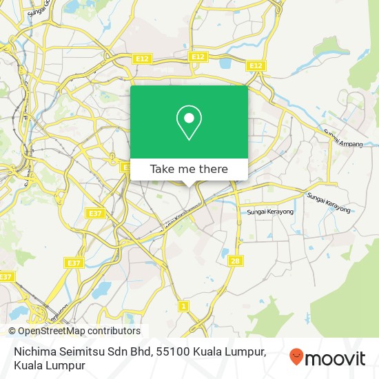 Nichima Seimitsu Sdn Bhd, 55100 Kuala Lumpur map