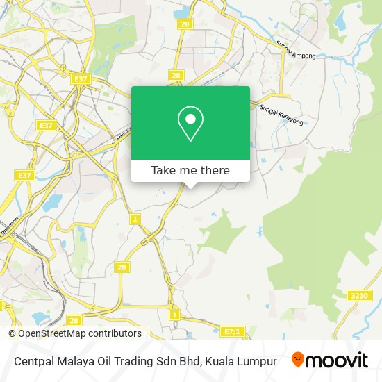 Centpal Malaya Oil Trading Sdn Bhd map