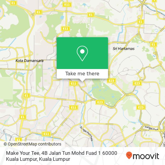 Make Your Tee, 4B Jalan Tun Mohd Fuad 1 60000 Kuala Lumpur map