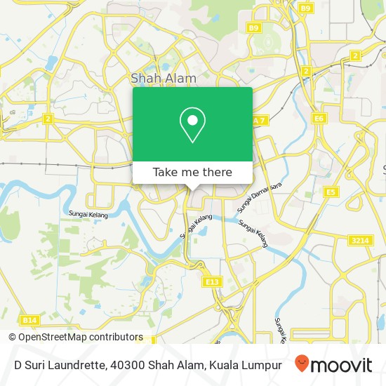 D Suri Laundrette, 40300 Shah Alam map