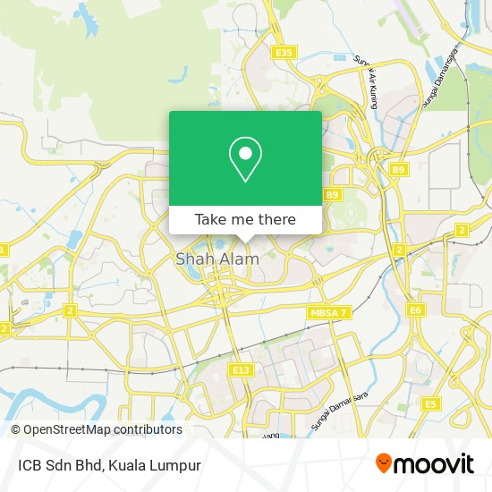 ICB Sdn Bhd map