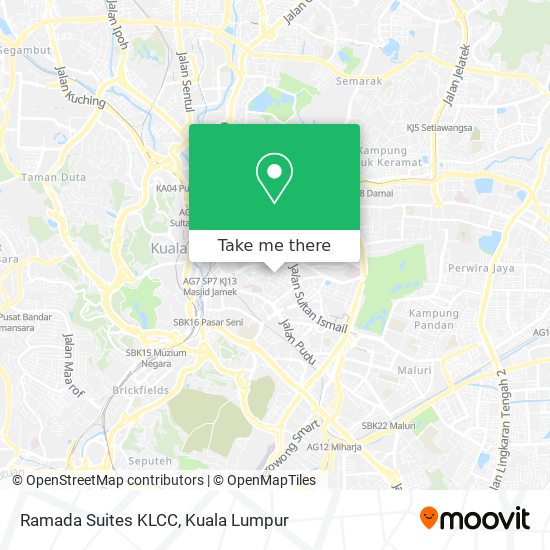 Ramada Suites KLCC map