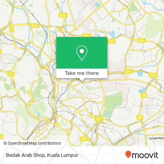 Bedak Arab Shop map