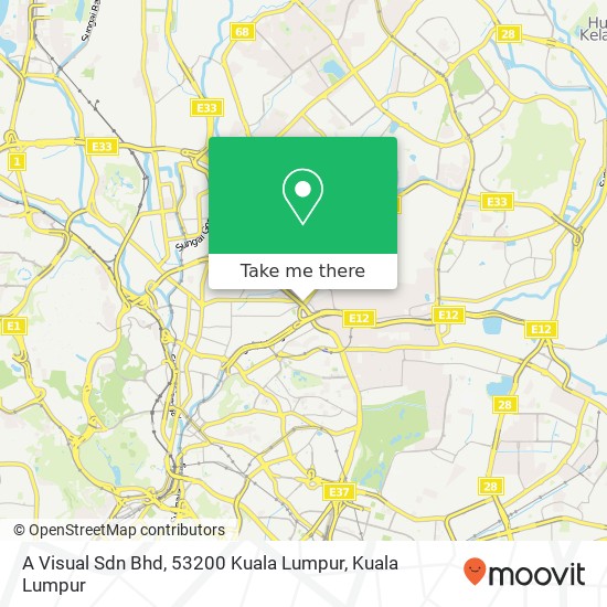 A Visual Sdn Bhd, 53200 Kuala Lumpur map