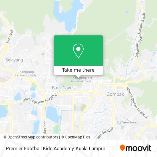 Premier Football Kids Academy map