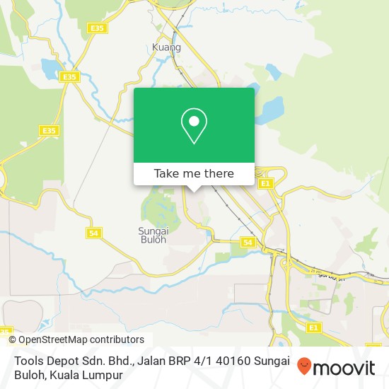 Tools Depot Sdn. Bhd., Jalan BRP 4 / 1 40160 Sungai Buloh map