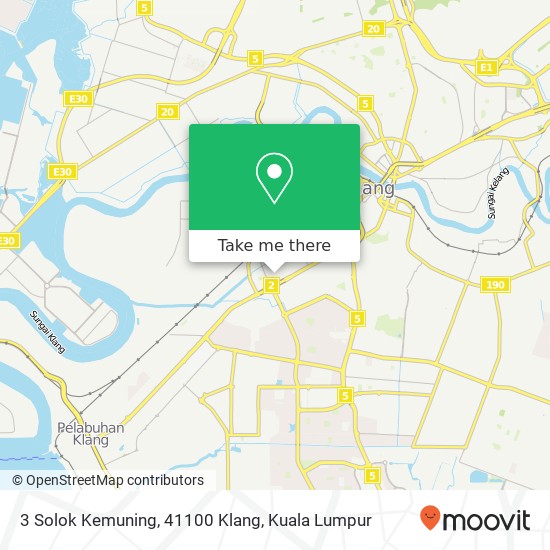 Peta 3 Solok Kemuning, 41100 Klang