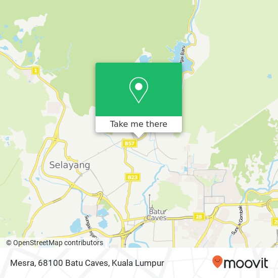 Mesra, 68100 Batu Caves map