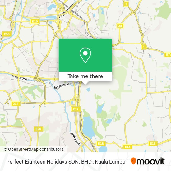 Perfect Eighteen Holidays SDN. BHD. map