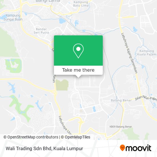 Wali Trading Sdn Bhd map