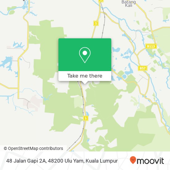 Peta 48 Jalan Gapi 2A, 48200 Ulu Yam