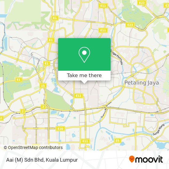 Aai (M) Sdn Bhd map