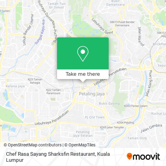 Chef Rasa Sayang Sharksfin Restaurant map