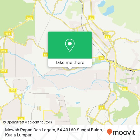 Mewah Papan Dan Logam, 54 40160 Sungai Buloh map