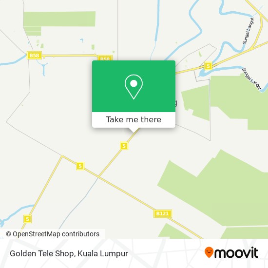 Golden Tele Shop map